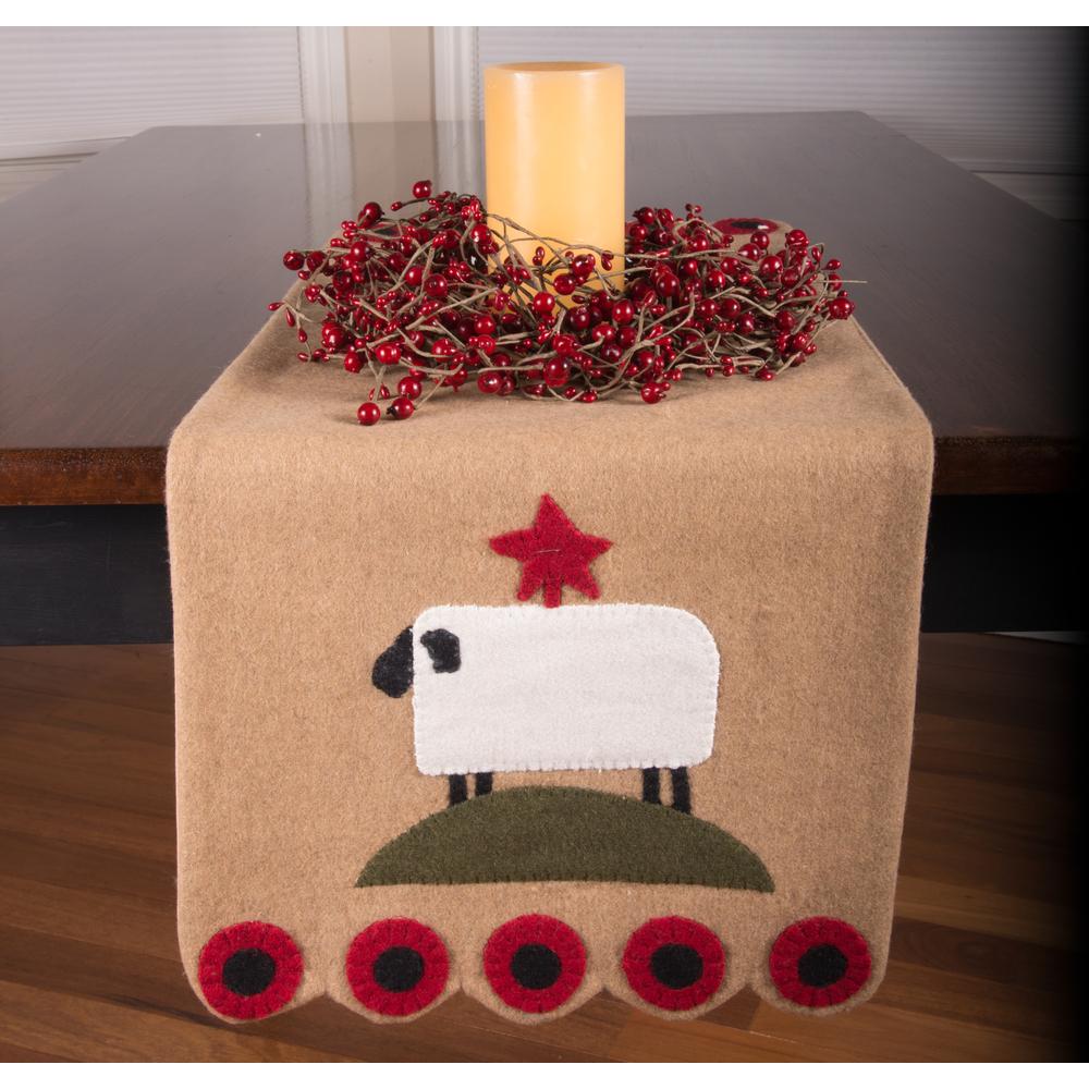 Sheep Table Runner-  Interiors by Elizabeth