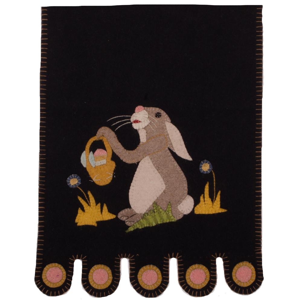 Black Bunny and a Basket Table Runner - Interiors by Elizabeth