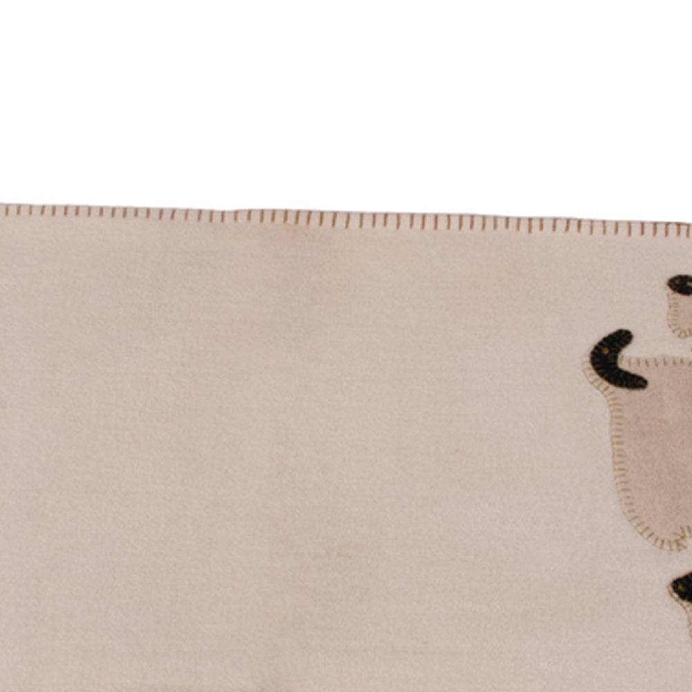 Nutmeg Sheep In The Meadow Table Runner TRWT0071