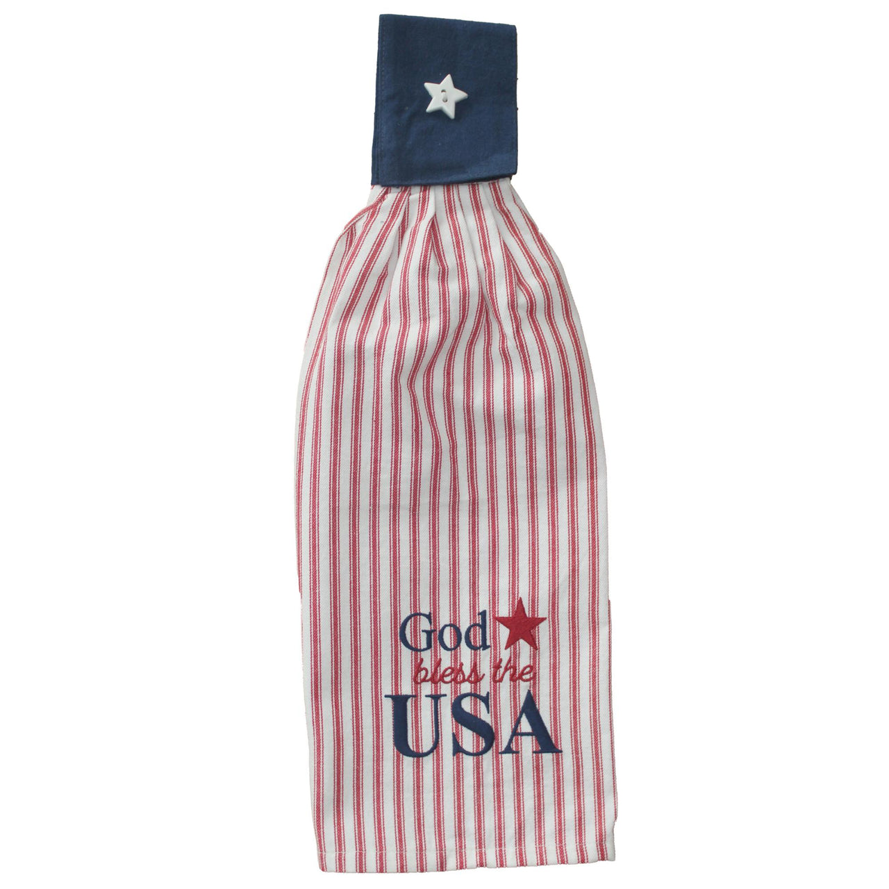 God Bless The USA Tab Towel - Interiors by Elizabeth