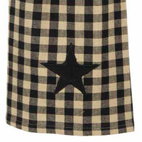 Thumbnail for Black Nutmeg Heritage Star Black Tab Towel Set Of Two