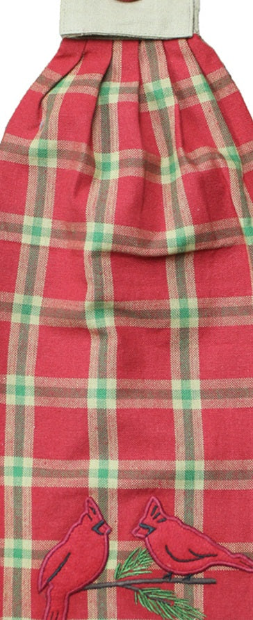 Yuletide Red  Tab Towel TT054019