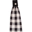 Black-Buttermilk Buffalo Check Tab Towel - Set of Two - Interiors by Elizabeth