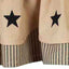Nutmeg Black Nutmeg W/ Black Star Fairfield Valance Lined VF030011