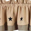 Nutmeg Black Nutmeg W/ Black Star Fairfield Valance Lined VF030011