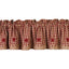 Barn Red Nutmeg Heritage House Check W/ Barn Red Fairfield Valance Lined VF040017
