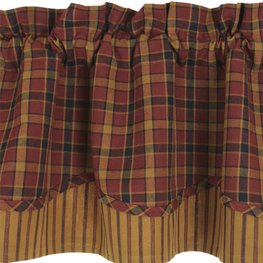 Homestead -  Red Fairfield Valance VF330017