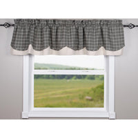 Thumbnail for Pewter Summerville Fairfield Valance - Lined - Interiors by Elizabeth