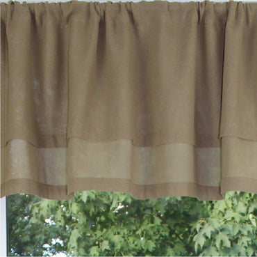 Heirloom Oat Valance  - Interiors by Elizabeth