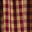 Barn Red Nutmeg Heritage House Check Barn Red Valance Lined VL100017