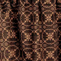 Thumbnail for Black Tan Marshfield Jacquard Valance Lined