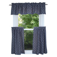 Thumbnail for Lover's Knot Indigo Valance - Interiors by Elizabeth