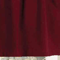 Thumbnail for Barn Red Farm House Solid Valance Lined