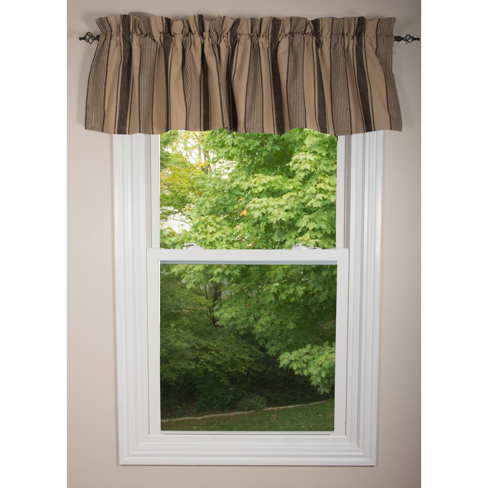 Up Country Stripe  valance-  Interiors by Elizabeth