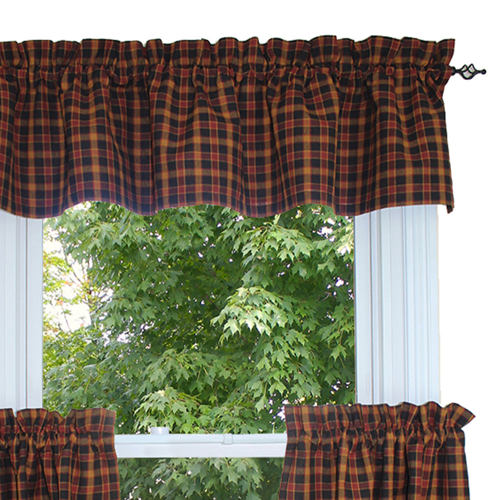 Homestead -  Black  Valance VL330011