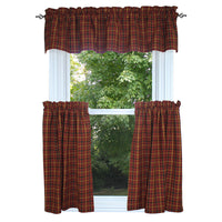 Thumbnail for Homestead Red Valance - Interiors by Elizabeth