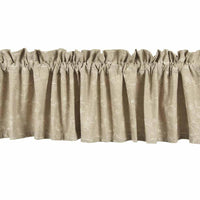 Thumbnail for Taupe Candlewicking Taupe Valance - Lined - Interiors by Elizabeth