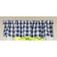 Buffalo Check Navy Blue Valance - Interiors by Elizabeth