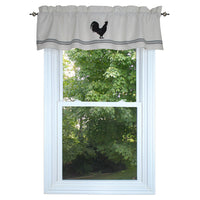 Thumbnail for Farmhouse Rooster Cream  Valance - Interiors by Elizabeth