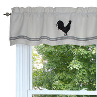 Thumbnail for Farmhouse Rooster - Cream  Valance