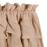 Thumbnail for Cream Heirloom Cream Ruffled Valance Unlined